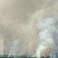 Kako danas izgleda požar u Deliblatskoj peščari (VIDEO)