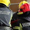 VIDEO: Požar u Dobanovcima, gori magacin
