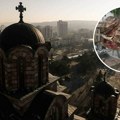 Vo na ražnju i posluženje: Nesvakidašnji prizor ispred Crkve Svetog Marka na veliki praznik (Video)