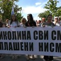Protest građana ispred JZO, u znak podrške studentkinji Nikolini Sinđelić