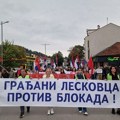 Protesti protiv blokada u subotu u Leskovcu