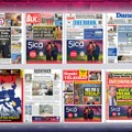Naslovne strane današnjih novina: Prelistavanje štampe za petak, 5. decembar 2025. godine