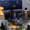 Dok traje samit za Ukrajinu, paori kamenjem i bakljama gađaju Evropski parlament, traktori čupaju drveće! Stanje u Briselu…