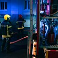 Veliki požar na Novom Beogradu: Vatrogasci se bore sa autom u plamenu (video)