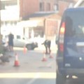 Udes na uglu Vlajkove i Trga Crni Marko, policija na licu mesta