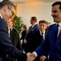 Vučić se susreo sa emirom Države Katar: Ponovio sam poziv da dođe u Srbiju