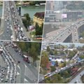 Kolaps u Beogradu! Kolone vozila na sve strane: Centar grada paralisan, na mostovima vozila mile (foto)