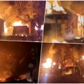 Porodice žive izgorele nakon napada na Harkov: Rusija digla u vazduh skladište nafte vatra se proširila na okolne kuće…