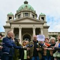 Ekološki aktivisti i opozicija ispred Skupštine Srbije: Protest u Loznici u sredu 16. oktobra u 17 sati, od subote blokade