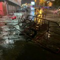 VIDEO Scene haosa ispred Marakane: Pogledajte šta je ostalo posle sukoba navijača i policije