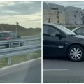 "Ovo je Strašno, šta je sa ljudima": Novi snimak vožnje u kontra smeru - naglo skrenula bez migavca (video)