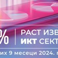 Nastavljen kontinuirani rast izvoza IKT usluga u prvih devet meseci ove godine dostignuta vrednost blizu 3 milijarde evra