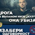 Droga za volanom nije 'kul', ona ubija: Apel policije povodom Svetskog dana borbe protiv zloupotrebe narkotika