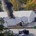 Pucnjava i požar u “Ćacilendu“ ispred Narodne skupštine