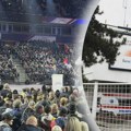 VIDEO Poslednje pripreme za miting SNS-a u Areni: Postavljaju se baneri i beli šatori ispred hale, očekuje se dolazak Roberta…