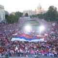 Spektakularan doček olimpijaca: Ceo Beograd na nogama: Više od 40.000 ljudi ispred Starog dvora (foto, video)