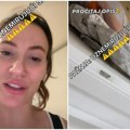 Uznemirujuće! Jezive scene iz kupatila: Kristina objavila snimak na kom Kristijan muči psa – njeno objašnjenje ledi krv u…