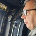 Predsednik Vučić stigao u Švajcarsku Objavio je fotografiju iz helikoptera nadomak Davosa (foto)