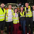 Kragujevčani svečano dočekali studente maratonce iz Brisela