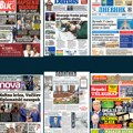 Naslovne strane današnjih novina: Prelistavanje štampe za ponedeljak, 5. januar 2026. godine