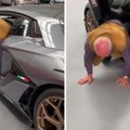 Penzioner probao Lamborghini, prijatelji plakali od smeha, snimili ga kako izlazi iz auta četvoronoške