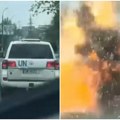 Stravičan snimak ruskog "lova" u Hersonu! Pogledajte kako su dronovima napali konvoj UN, kamere zabeležile poslednje trenutke…