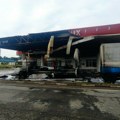 Удес код Бањалуке, горела два камиона и део бензинске пумпе, 1 особа повређена