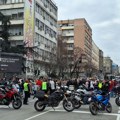 Raskrsnicu ispred Palmotićeve blokirali i bajkeri: Podrška lekarima, potreseni smo (FOTO/VIDEO)