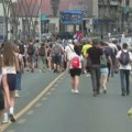 Studenti u blokadi: Apel za uklanjanje džakova s kamenicama kod Hrama Svetog Save