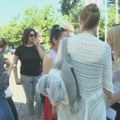 Protest ispred zgrade Rektorata u Novom Sadu