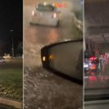 Nezapamćeno nevreme napravilo haos u Beogradu Dramatične scene u skoro svim delovima grada: Potop Na autoputu (video)