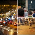 (Video) U Novom Sadu, Beogradu i drugim gradovima blokada ulica Kontejneri i klupe nabacane na raskrsnicama