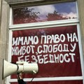 VIDEO Protest studenata Akademije umetnosti: "Bojite li se umetnosti ili istine?"