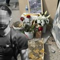 Najtužnija slika iz centra Beograda: cveće i sveće za Stefana na mestu gde je stao njegov mladi život