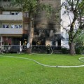 Veliki požar na Novom Beogradu: Izgoreo kafić u stambenoj zgradi, vatra zahvatila stanove do sedmog sprata