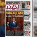 "Nova" piše: Šamar režima, bez odgovornosti za brutalnu represiju