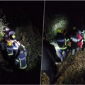 Haos u šumi kod Prokuplja: Čovek sekao drva, stablo palo na njega - Objavljen snimak spasavanja (video)