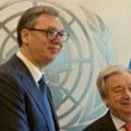 Vučić se sastao sa Antoniom Guterešom u sedištu UN: Srbija je ozbiljna zemlja koja osuđuje svaki zločin