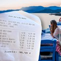 Taziki otišao na 6 evra! Račun iz Grčke na počeku juna iznenadio srpskog turistu: Evo koliko koštaju pivo i ležaljke
