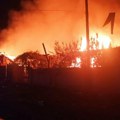 Požar u Černigovu nakon pada ruskog drona