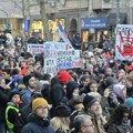 Protest studenata ispred Ustavnog suda, saobraćaj blokiran