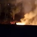 Požar zahvatio rastinje u podnožju Kalemegdana: Vatrogasci izašli na teren (video)
