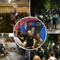 Demolirane prostorije SNS u Novom Sadu: Baklje, pirotehnika i suzavac u Beogradu, ima povređenih (foto,video)