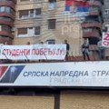 Protesti u Nišu, studenti razvili transparent “Studnerti pobešuju” iznad SNS-a