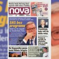 "Nova" piše: Kampanja u punom jeku, a jedini program SNS-a napad na Studentsku listu