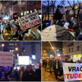 (BLOG) Šetnja 10 beogradskih opština do VJT – „Nećemo hapšenja“: Prosvetari protestovali u Čačku