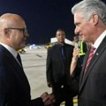 Kubanski predsednik stigao u Srbiju: Ministar Vučević ga dočekao na aerodromu (foto)