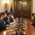 Predsednica Skupštine održala sastanak sa generalnim sekretarom Interpola: Ana Brnabić razgovarala sa Jirgenom Štokom