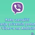 Kako zatražiti brisanje privatnih podataka od Viber-a na Android-u