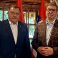 Vučić: Dobar razgovor sa Dodikom, Srbija će uvek biti uz Republiku Srpsku